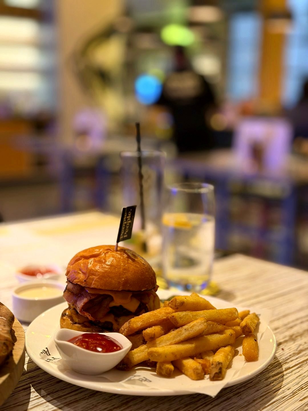 Smash Burger & Rosemary Fries at People People