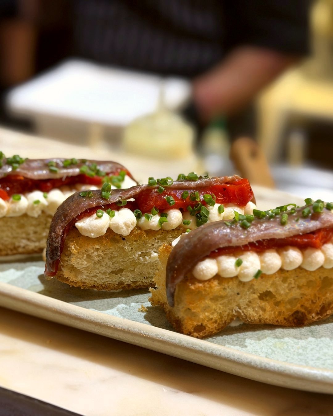 Cantabrian Anchovy & Piquillo at Solo Ristorante