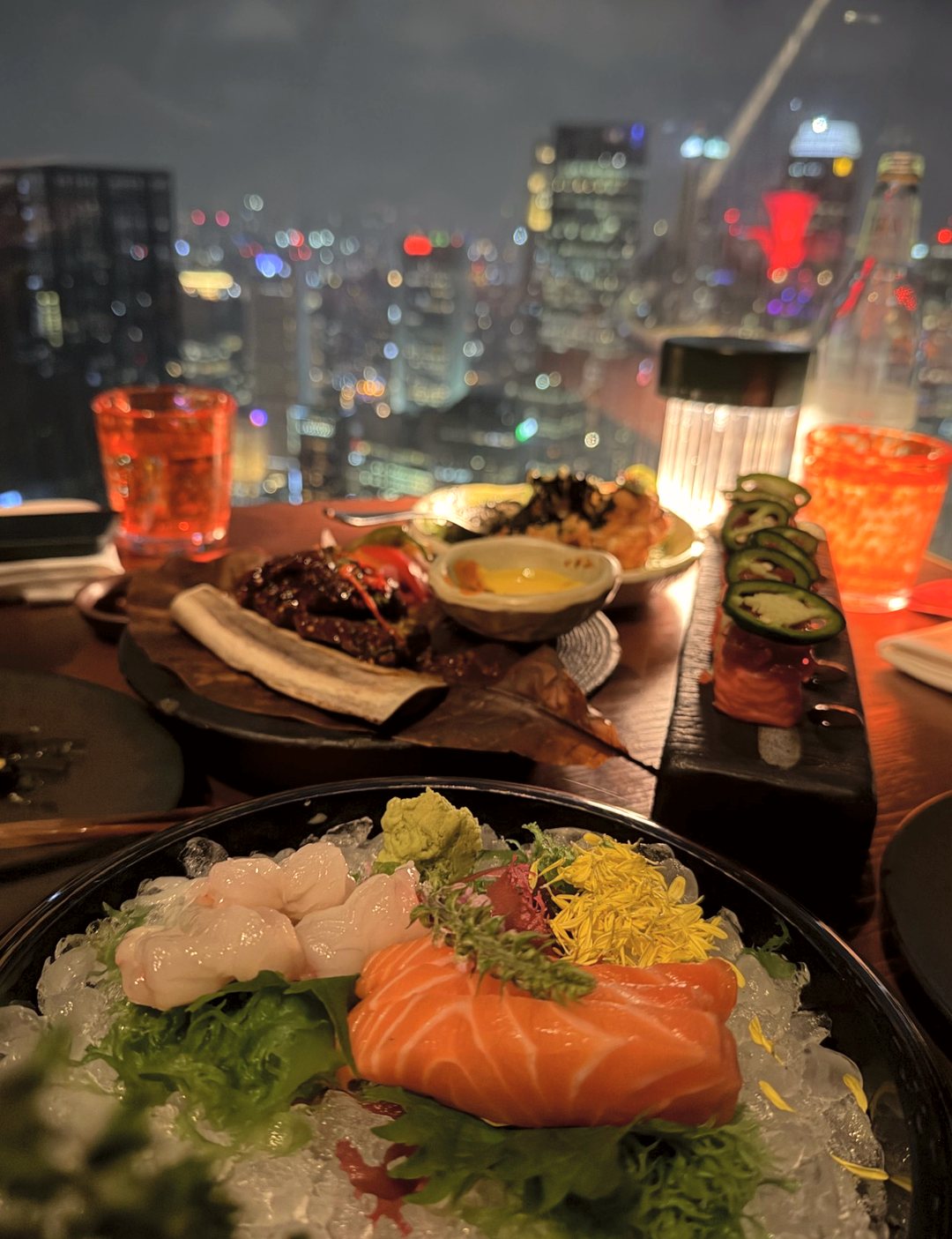 Sashimi Above the Clouds at SUSHISAMBA